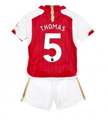 Arsenal Thomas Partey #5 Replika Babytøj Hjemmebanesæt Børn 2023-24 Kortærmet (+ Korte bukser)
